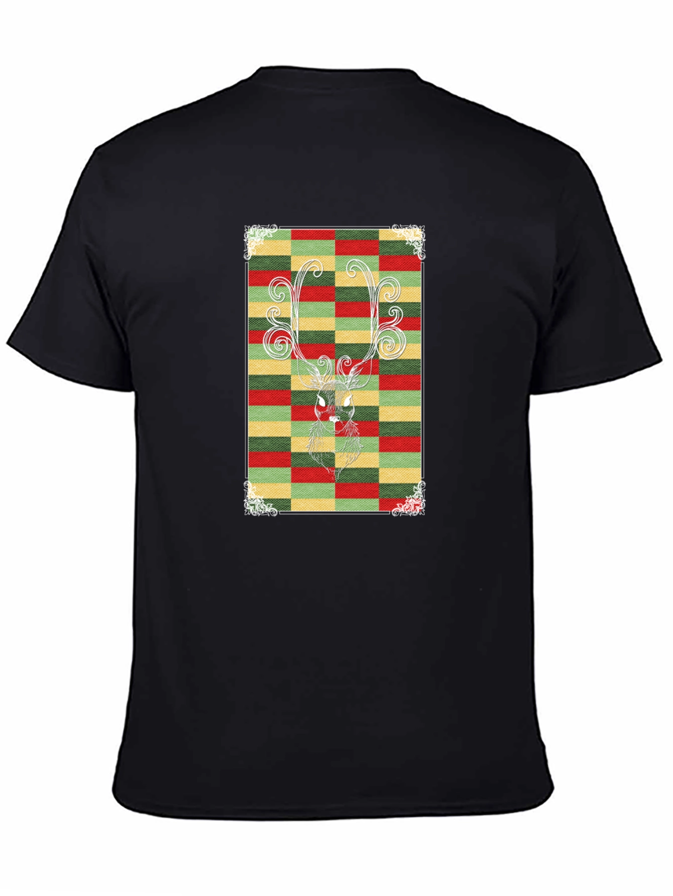 Festive Reindeer Graphic Tee - Holiday Style