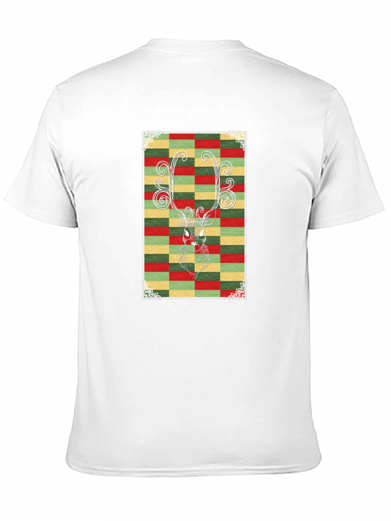 Festive Reindeer Graphic Tee - Holiday Style