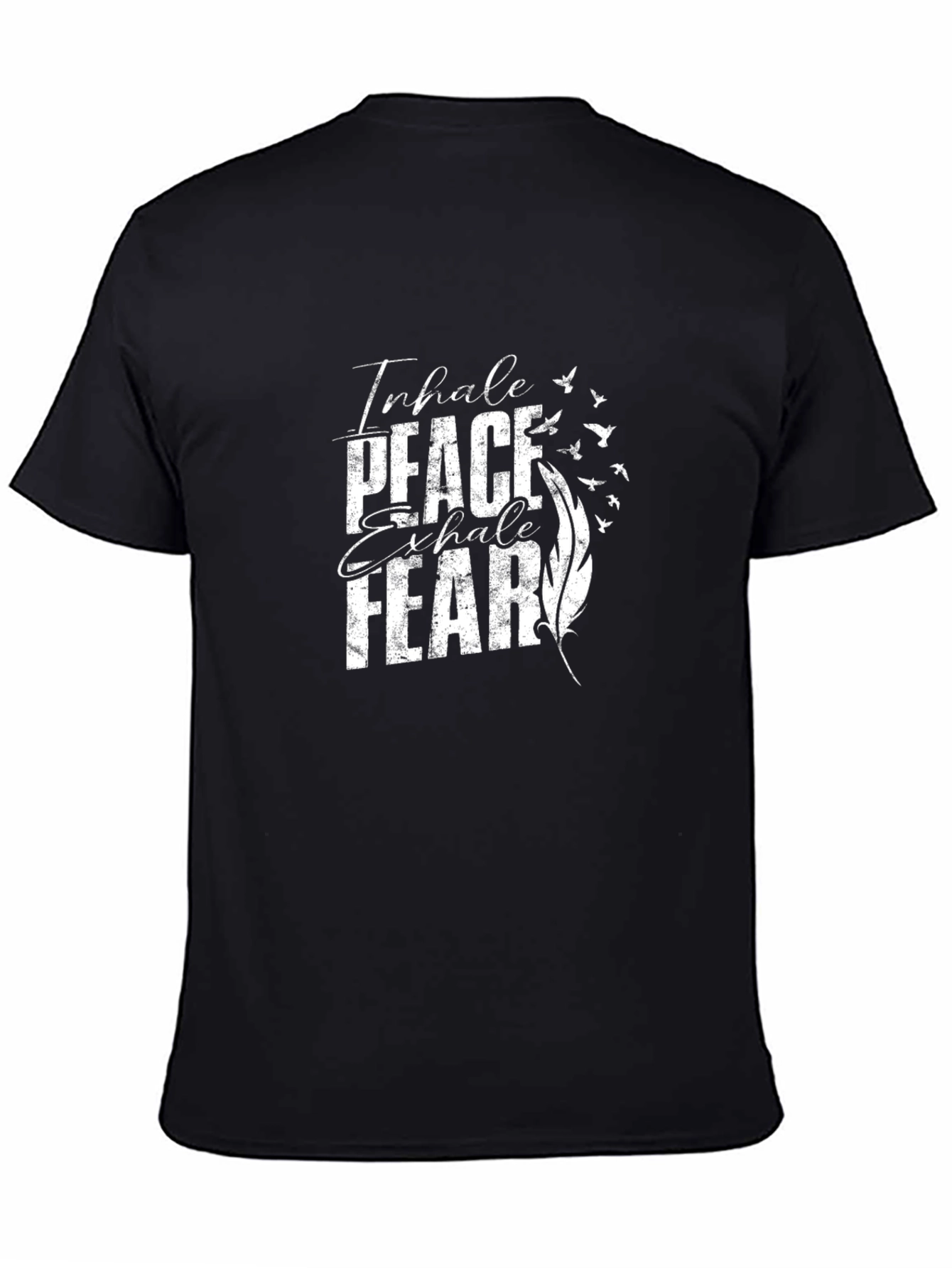 Inhale Peace Exhale Fear Graphic Tee