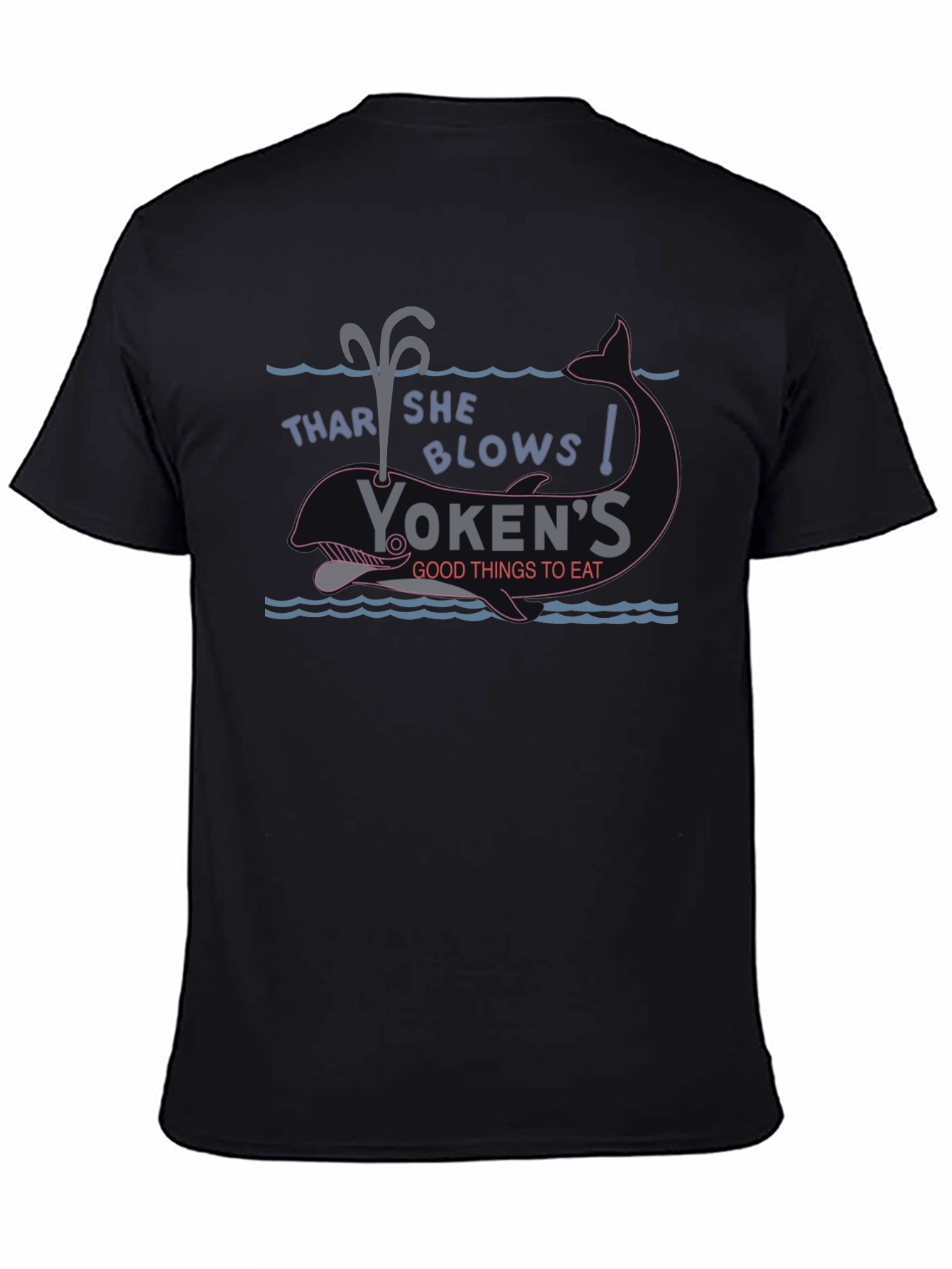 Yokens Thar She Blows Graphic Tee - Black