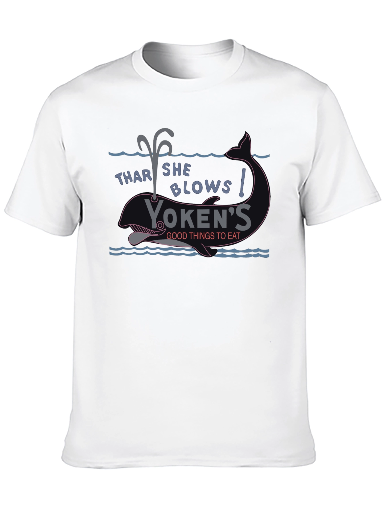 Yokens Thar She Blows Graphic Tee - Black