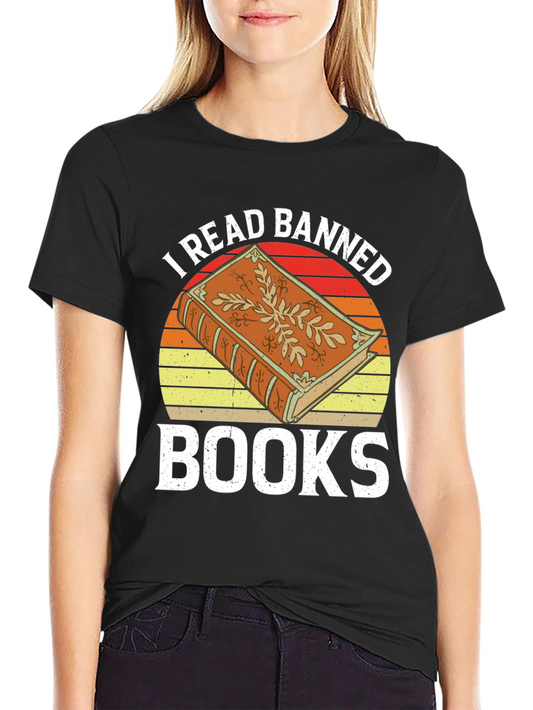 I Read Banned Books T-Shirt - Vintage Book Lover Tee