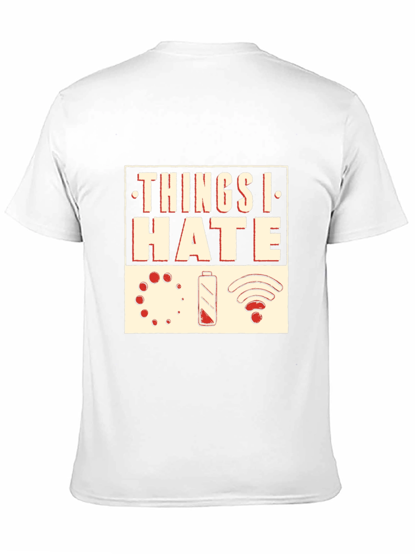 Things I Hate Graphic T-Shirt - Black