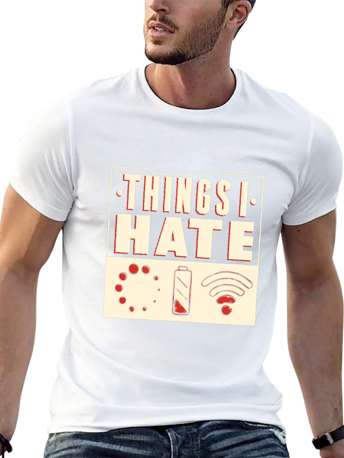 Things I Hate Graphic T-Shirt - Black