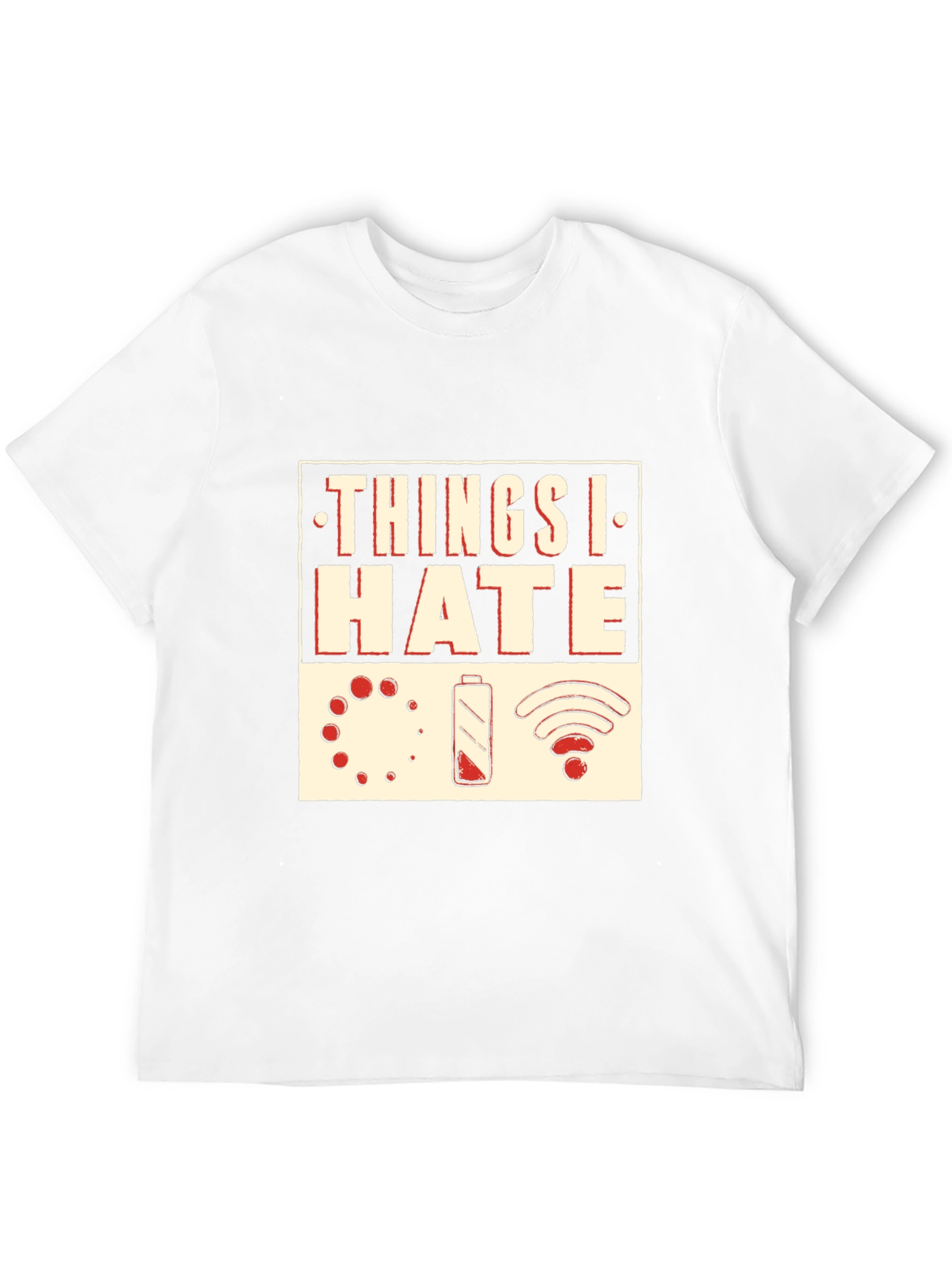 Things I Hate Graphic T-Shirt - Black
