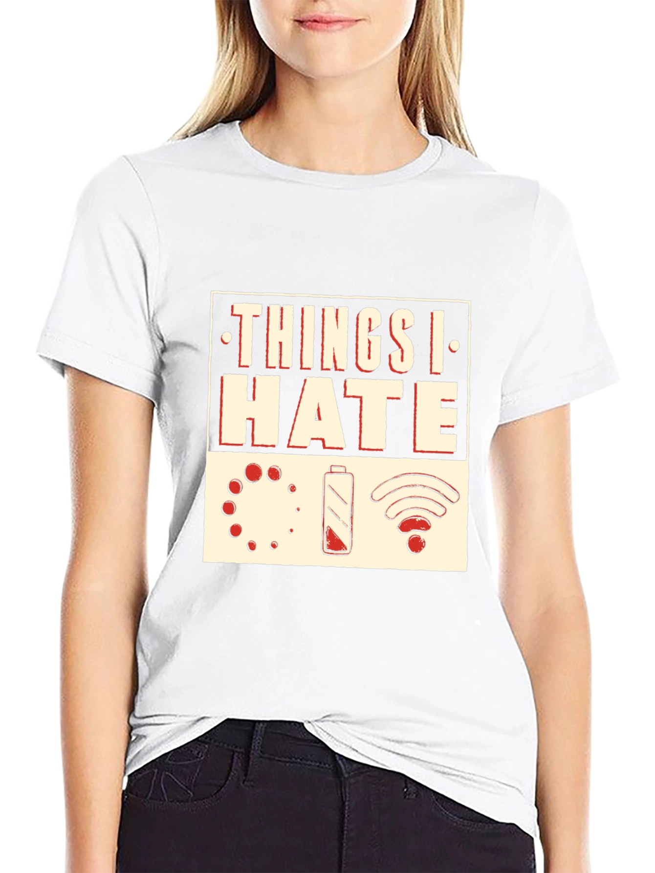 Things I Hate Graphic T-Shirt - Black