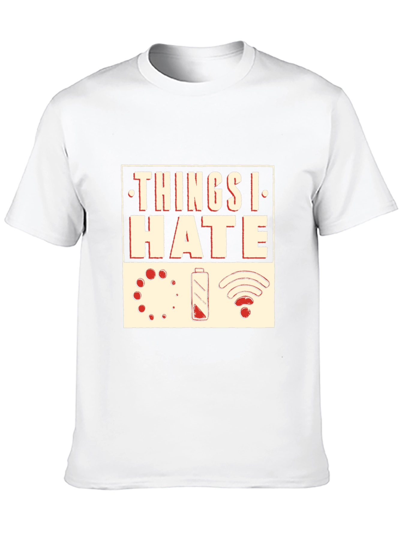 Things I Hate Graphic T-Shirt - Black