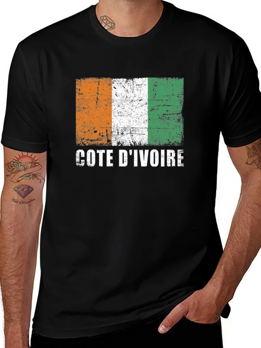 Cote DIvoire Flag T-Shirt