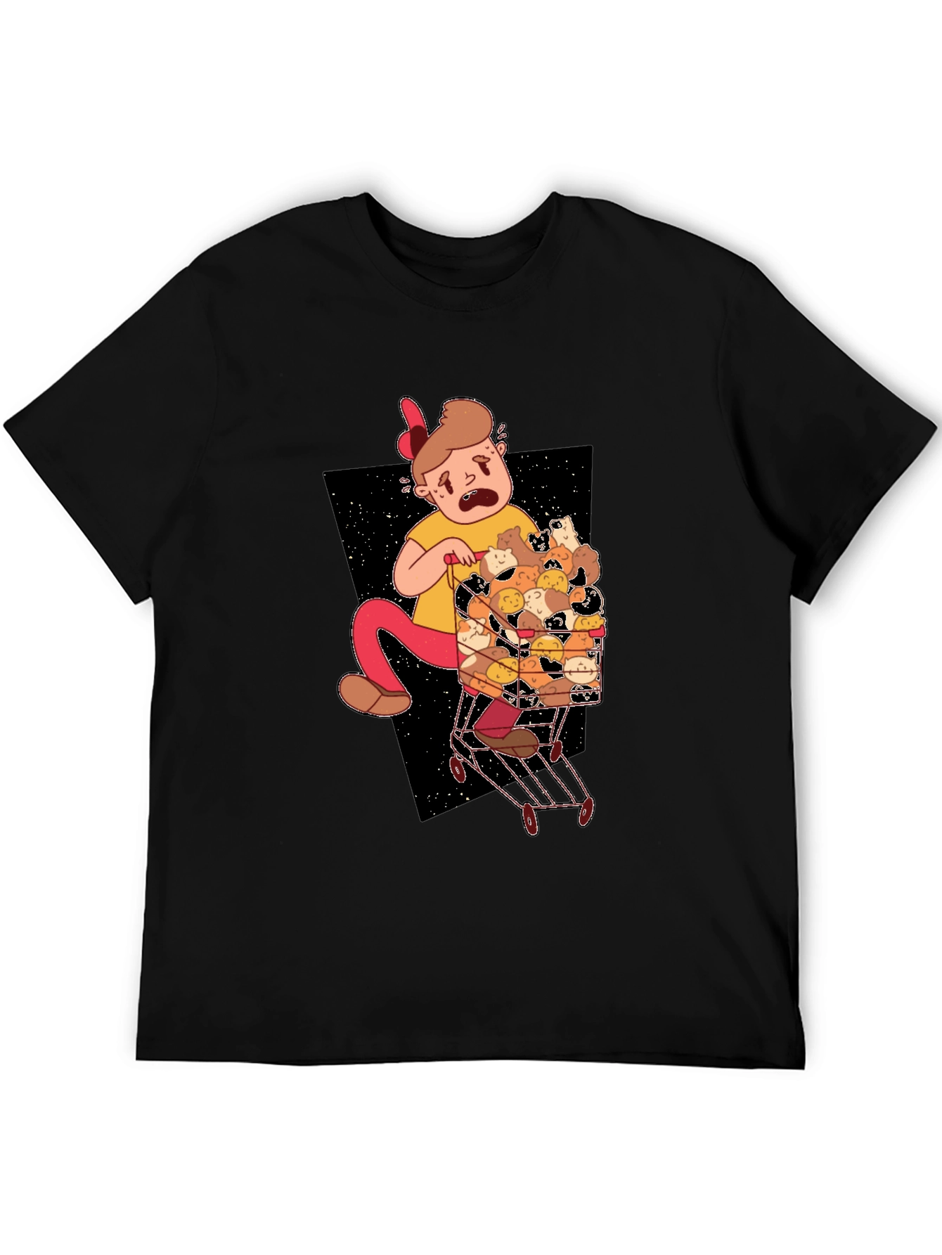 Cartoon Hamster Overload T-Shirt