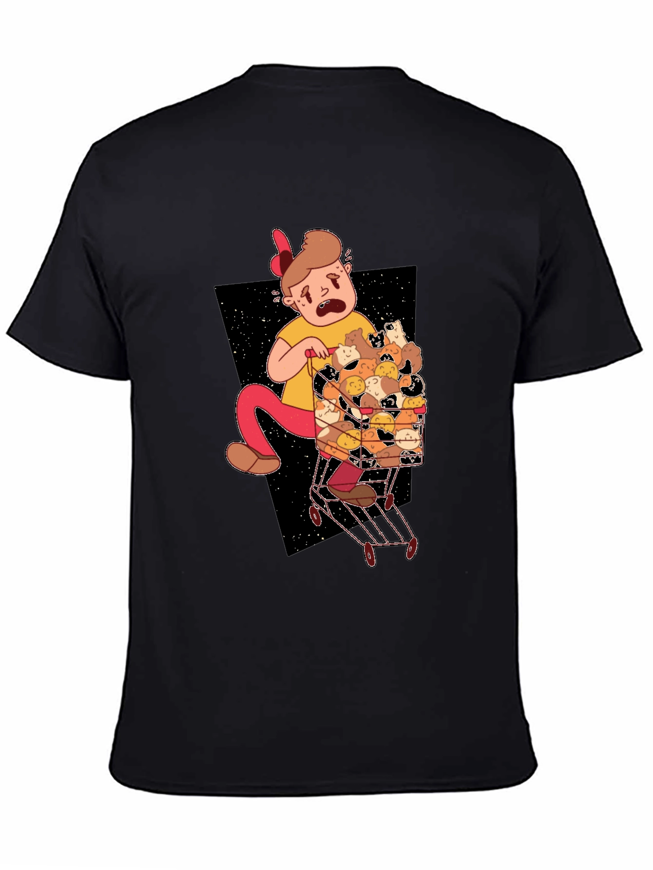 Cartoon Hamster Overload T-Shirt