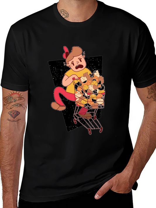 Cartoon Hamster Overload T-Shirt