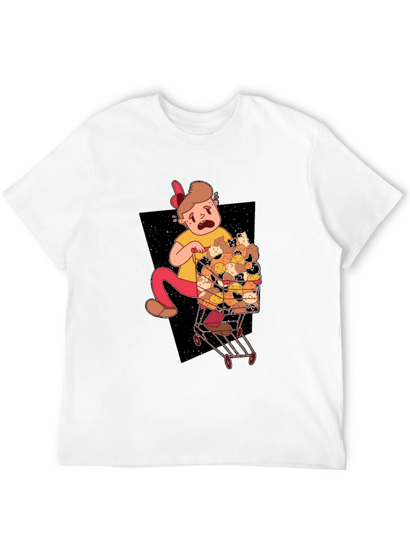 Cartoon Hamster Overload T-Shirt